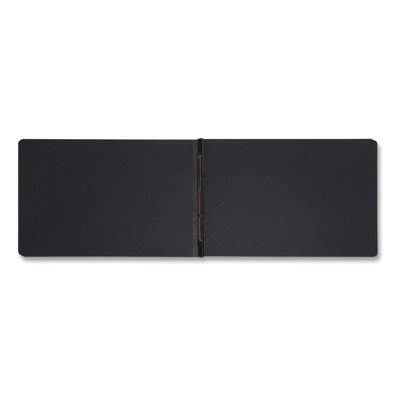 Prong Fastener Premium Pressboard Report Cover, Two-Piece Prong Fastener, 3" Capacity, 11 x 17, Black/Black