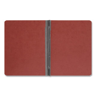 Prong Fastener Pressboard Report Cover, Two-Piece Prong Fastener, 3" Capacity, 8.5 x 11, Red/Red