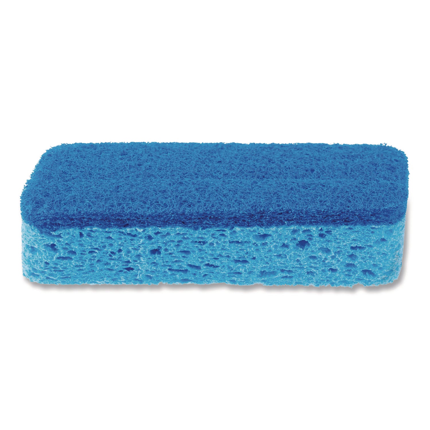 All Surface Scrubber Sponge, 2.5 x 4.5, 0.9" Thick, Dark Blue, 12/Carton