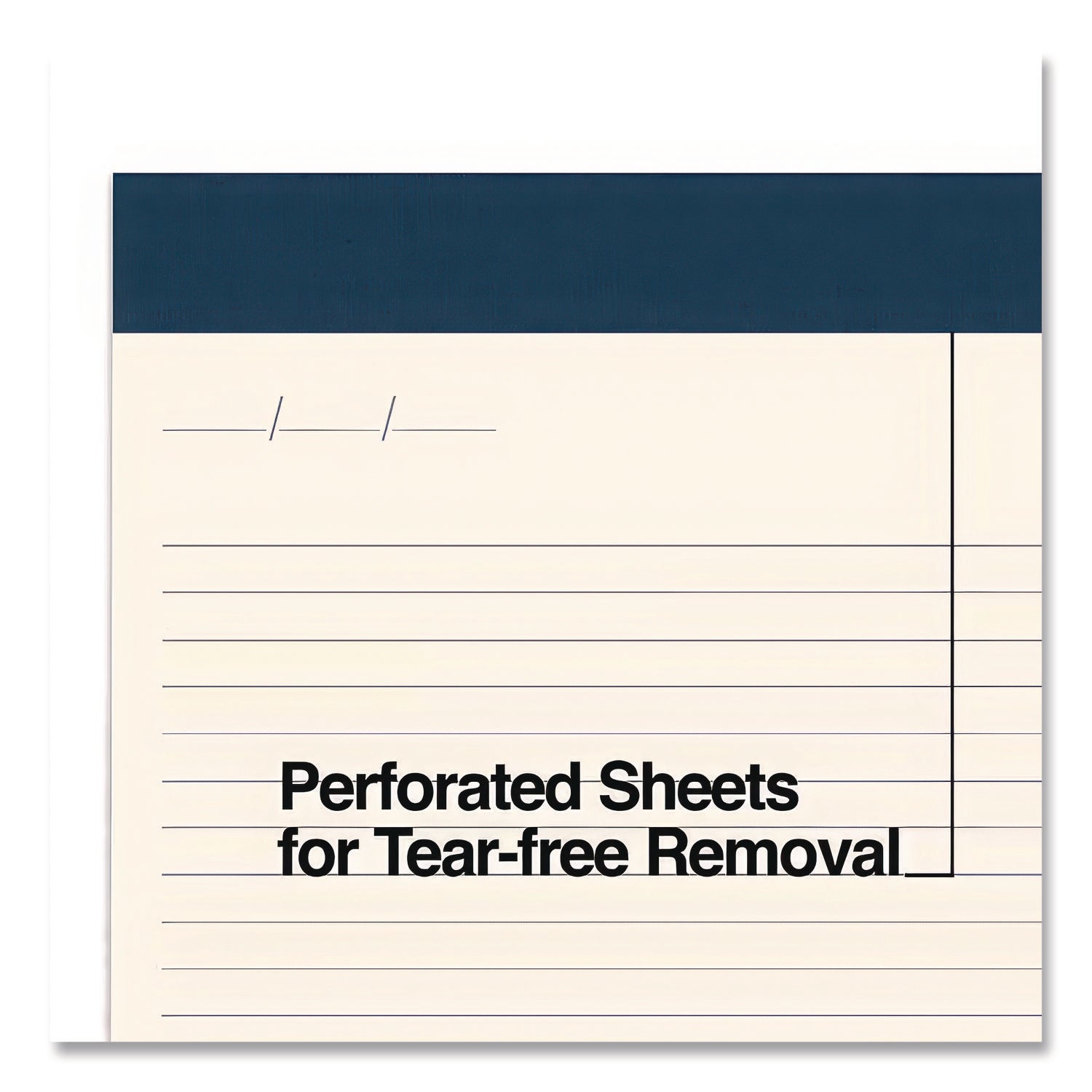 Notepads, Wide/Legal Rule, 50 Ivory 8.5 x 14 Sheets, 12/Pack