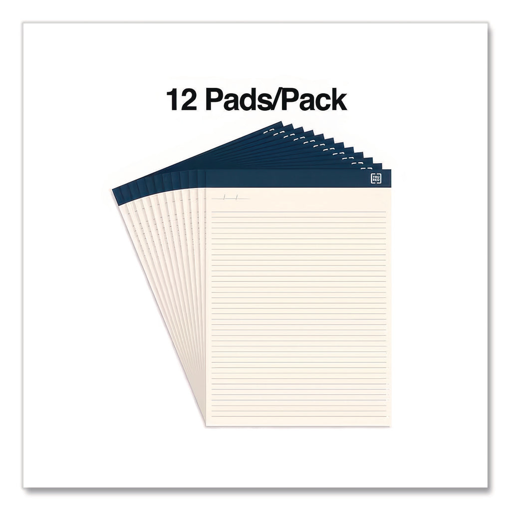 Notepads, Wide/Legal Rule, 50 Ivory 8.5 x 14 Sheets, 12/Pack