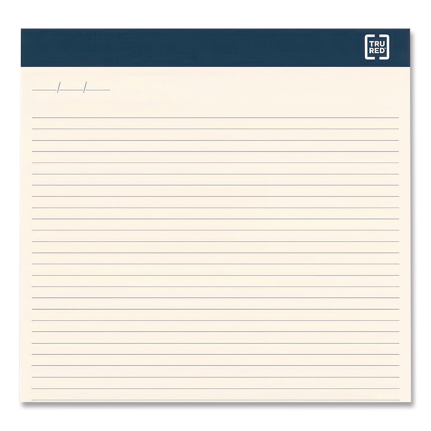 Notepads, Wide/Legal Rule, 50 Ivory 8.5 x 11.75 Sheets, 12/Pack