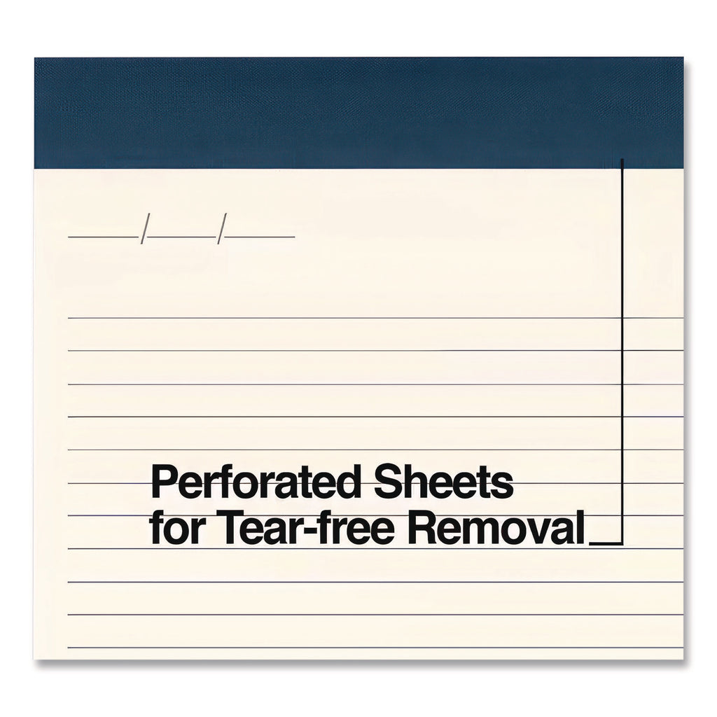 Notepads, Wide/Legal Rule, 50 Ivory 8.5 x 11.75 Sheets, 12/Pack