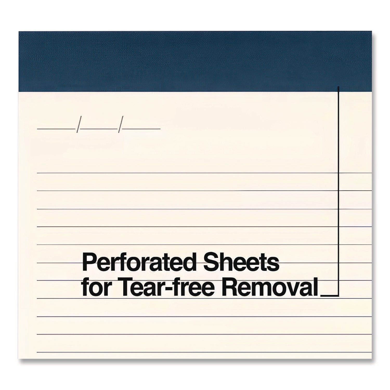 Notepads, Wide/Legal Rule, 50 Ivory 8.5 x 11.75 Sheets, 12/Pack