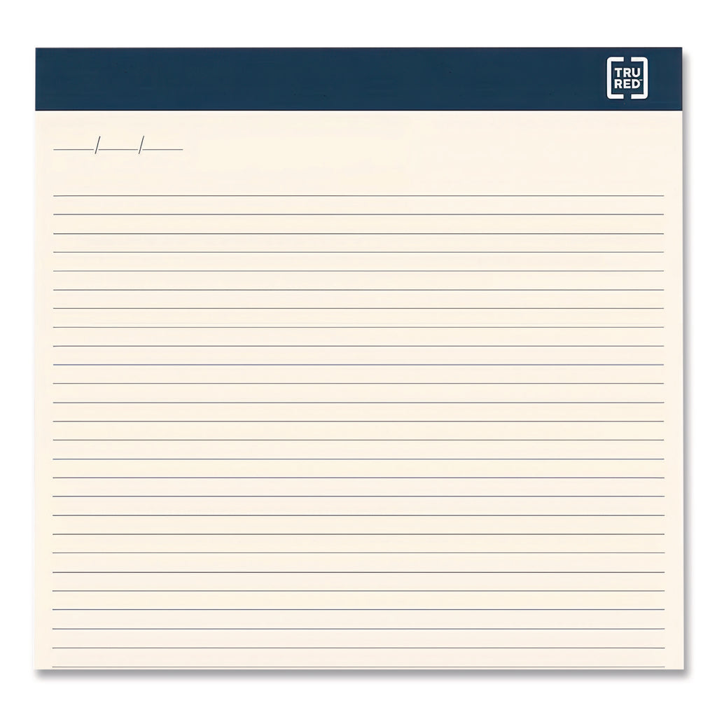 Notepads, Narrow Rule, 50 Ivory 8.5 x 11.75 Sheets, 12/Pack