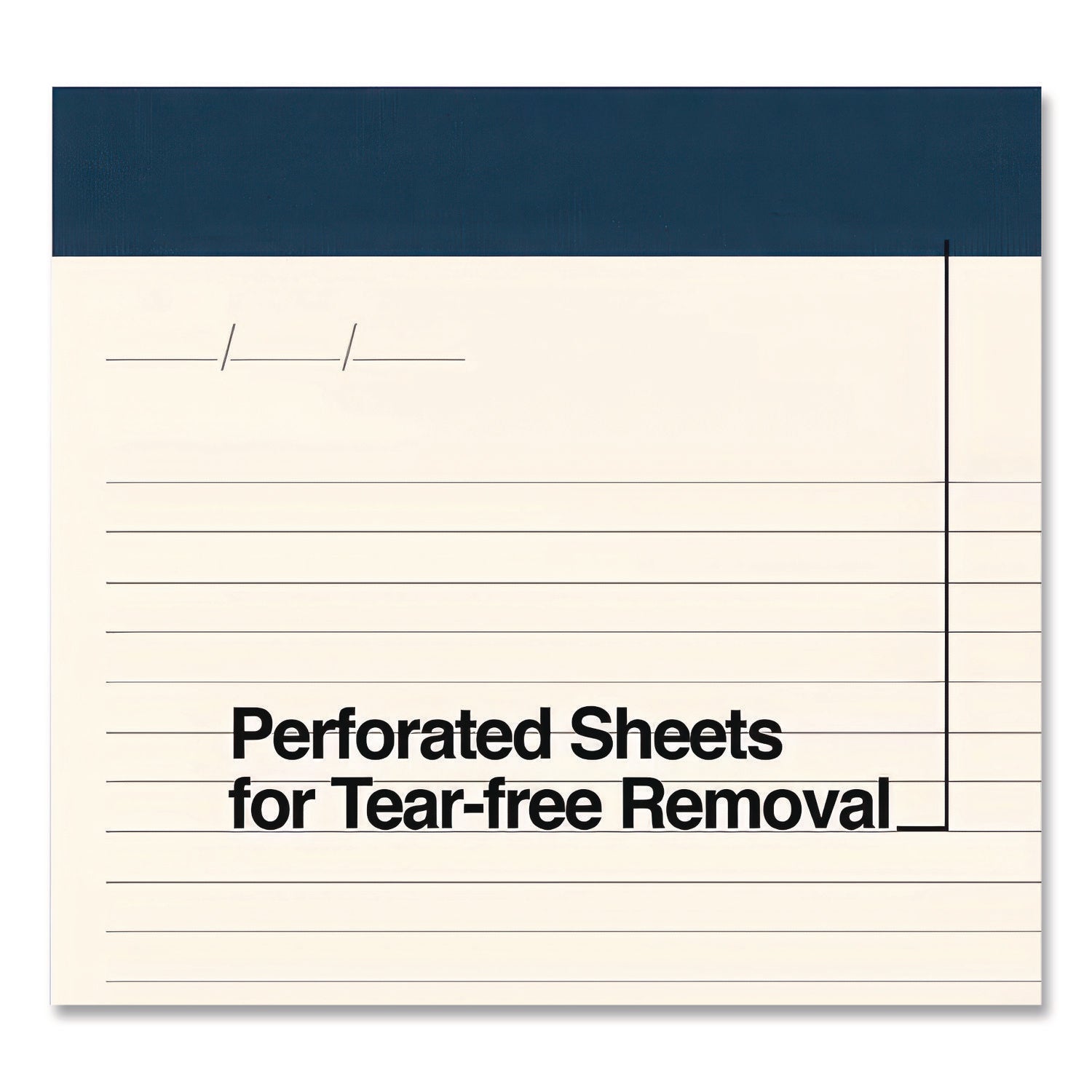 Notepads, Narrow Rule, 50 Ivory 8.5 x 11.75 Sheets, 12/Pack
