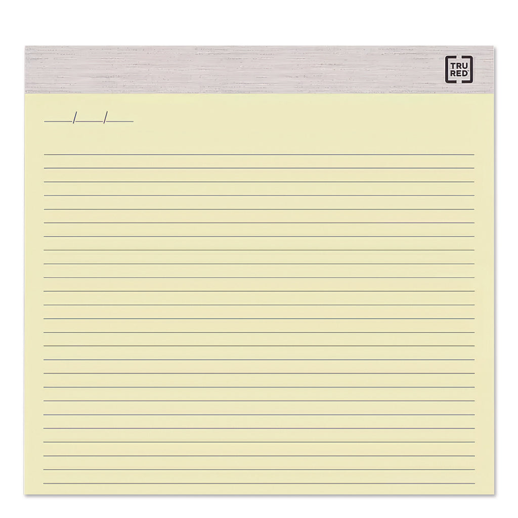 Notepads, Narrow Rule, 50 Canary-Yellow 8.5 x 11.75 Sheets, 12/Pack