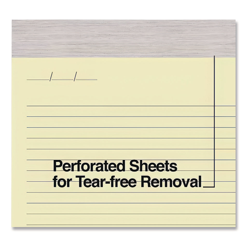 Notepads, Narrow Rule, 50 Canary-Yellow 8.5 x 11.75 Sheets, 12/Pack