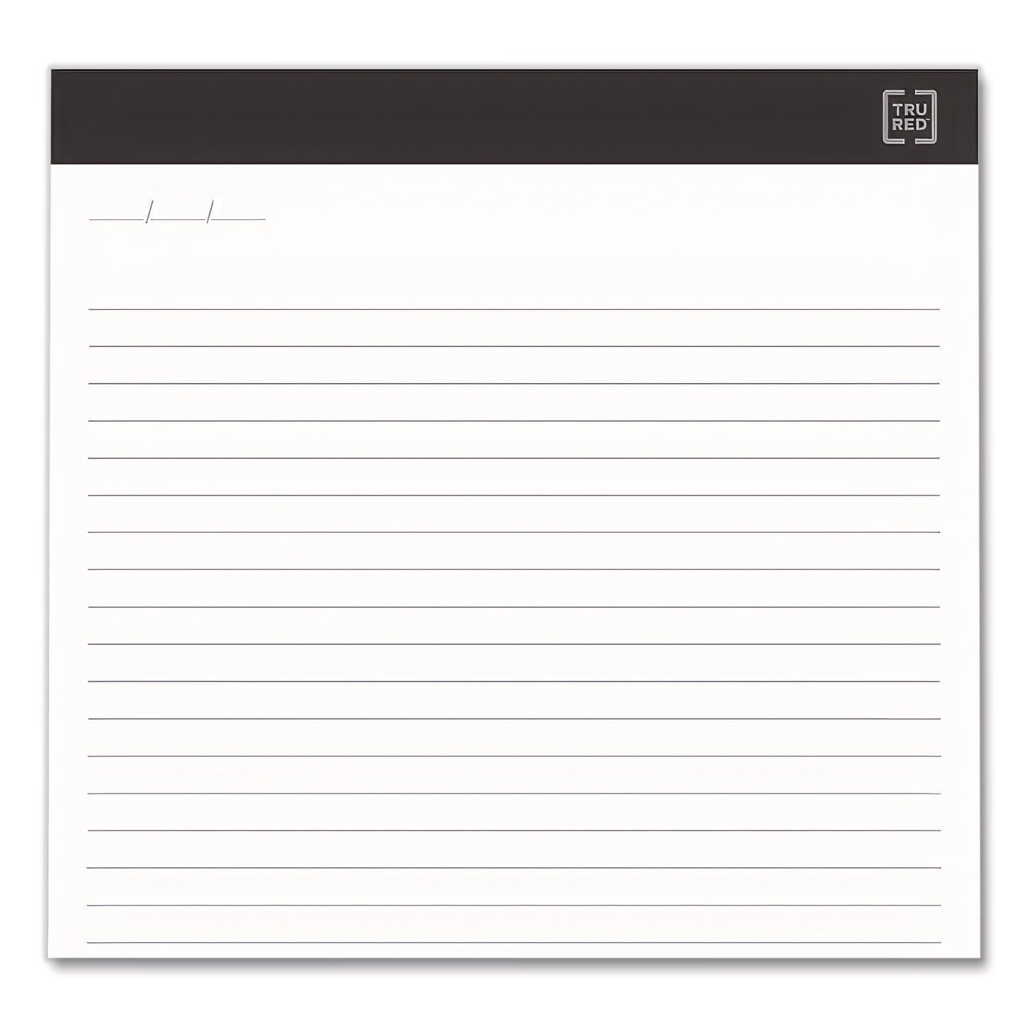 Notepads, Wide/Legal Rule, 50 White 8.5 x 11.75 Sheets, 12/Pack
