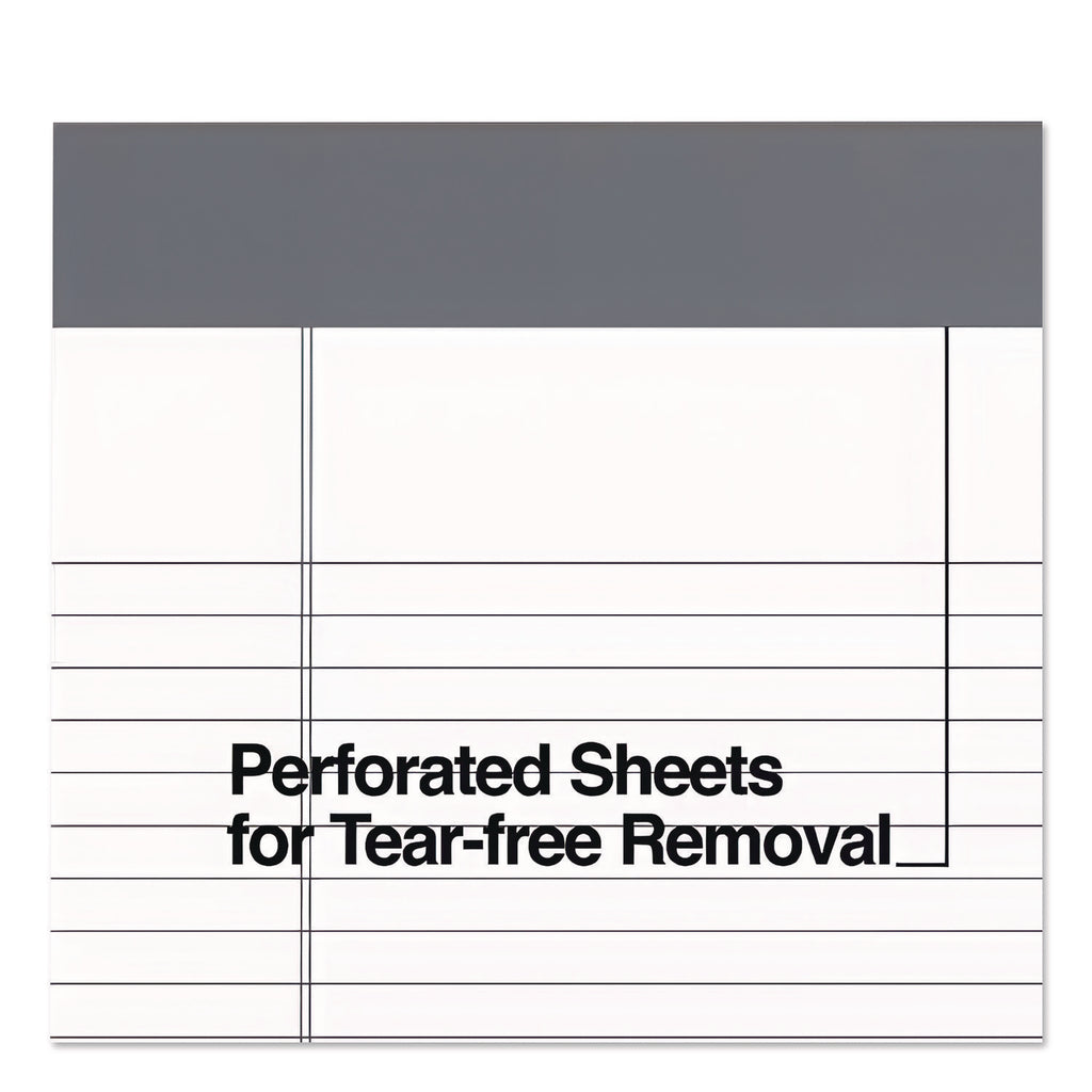 Notepads, Narrow Rule, 50 White 5 x 8 Sheets, 12/Pack
