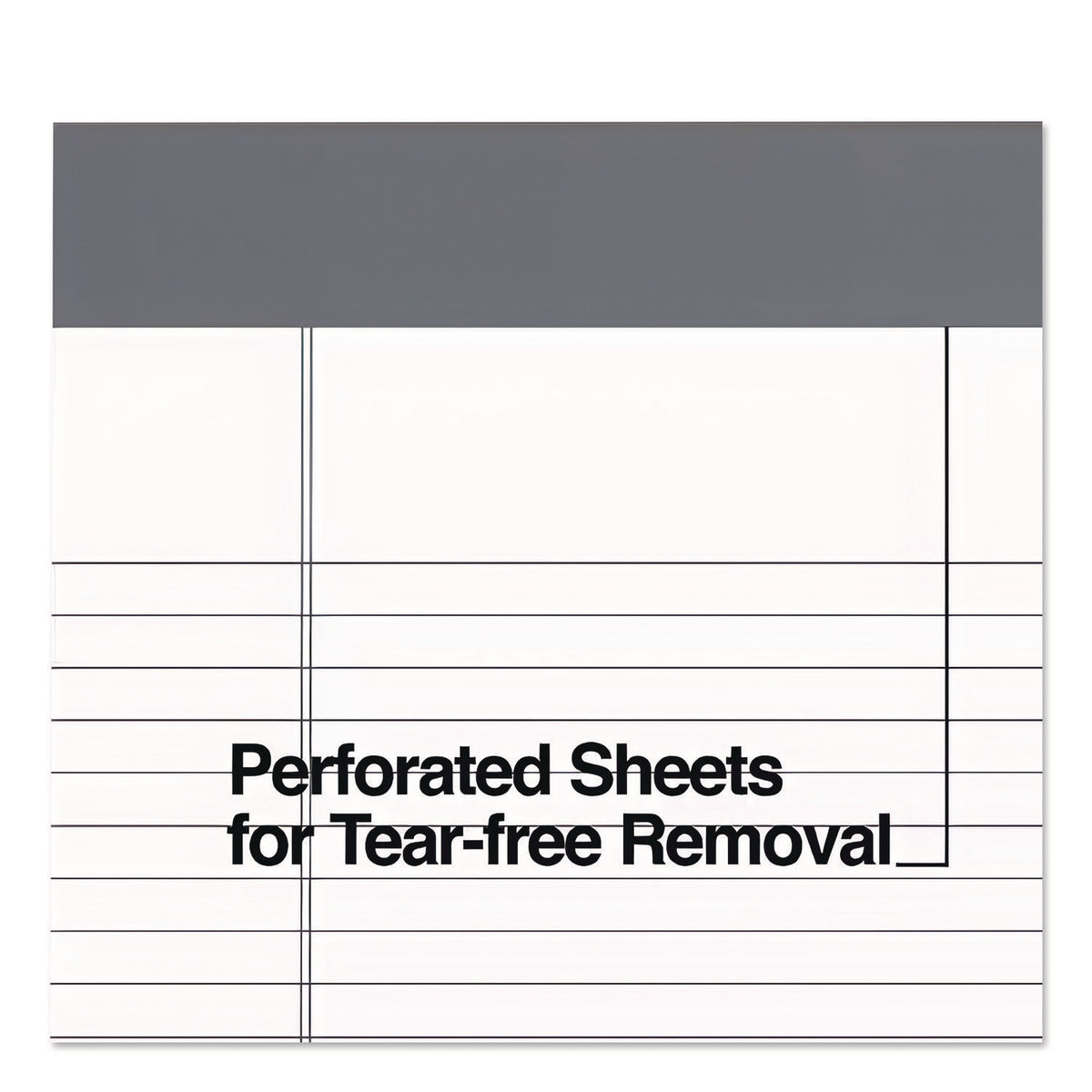 Notepads, Narrow Rule, 50 White 5 x 8 Sheets, 12/Pack