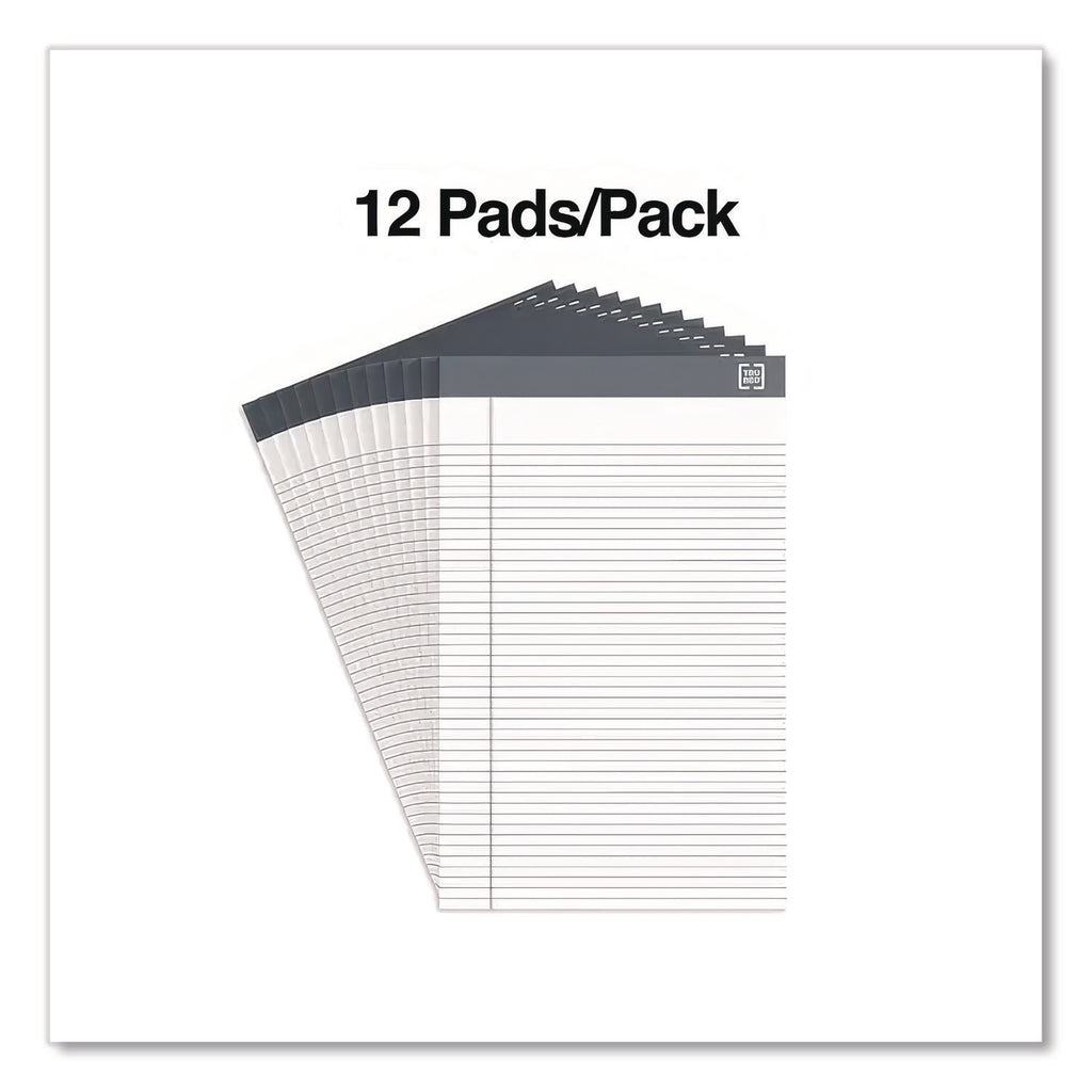 Notepads, Narrow Rule, 50 White 5 x 8 Sheets, 12/Pack
