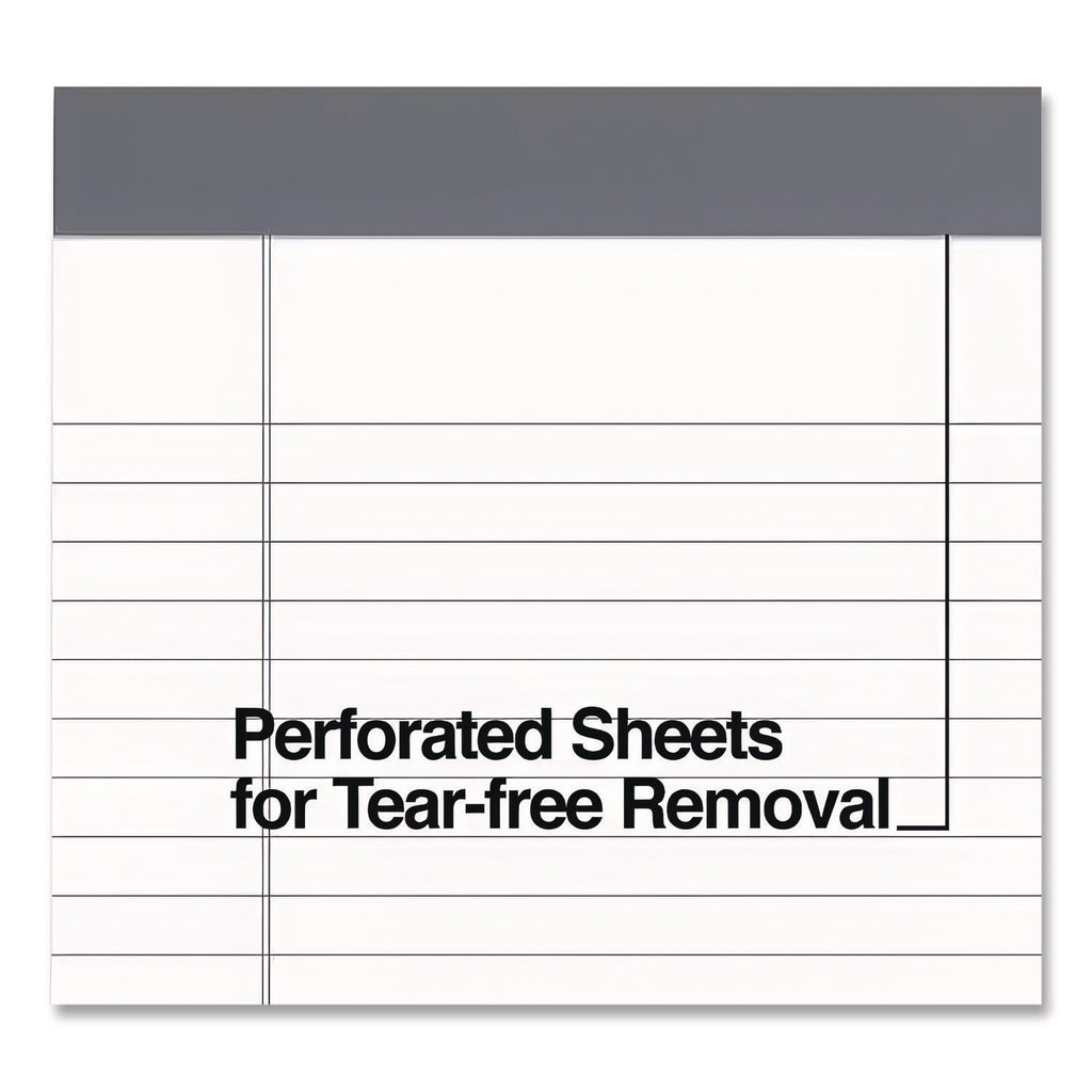 Notepads, Wide/Legal Rule, 50 White 8.5 x 11.75 Sheets, 12/Pack