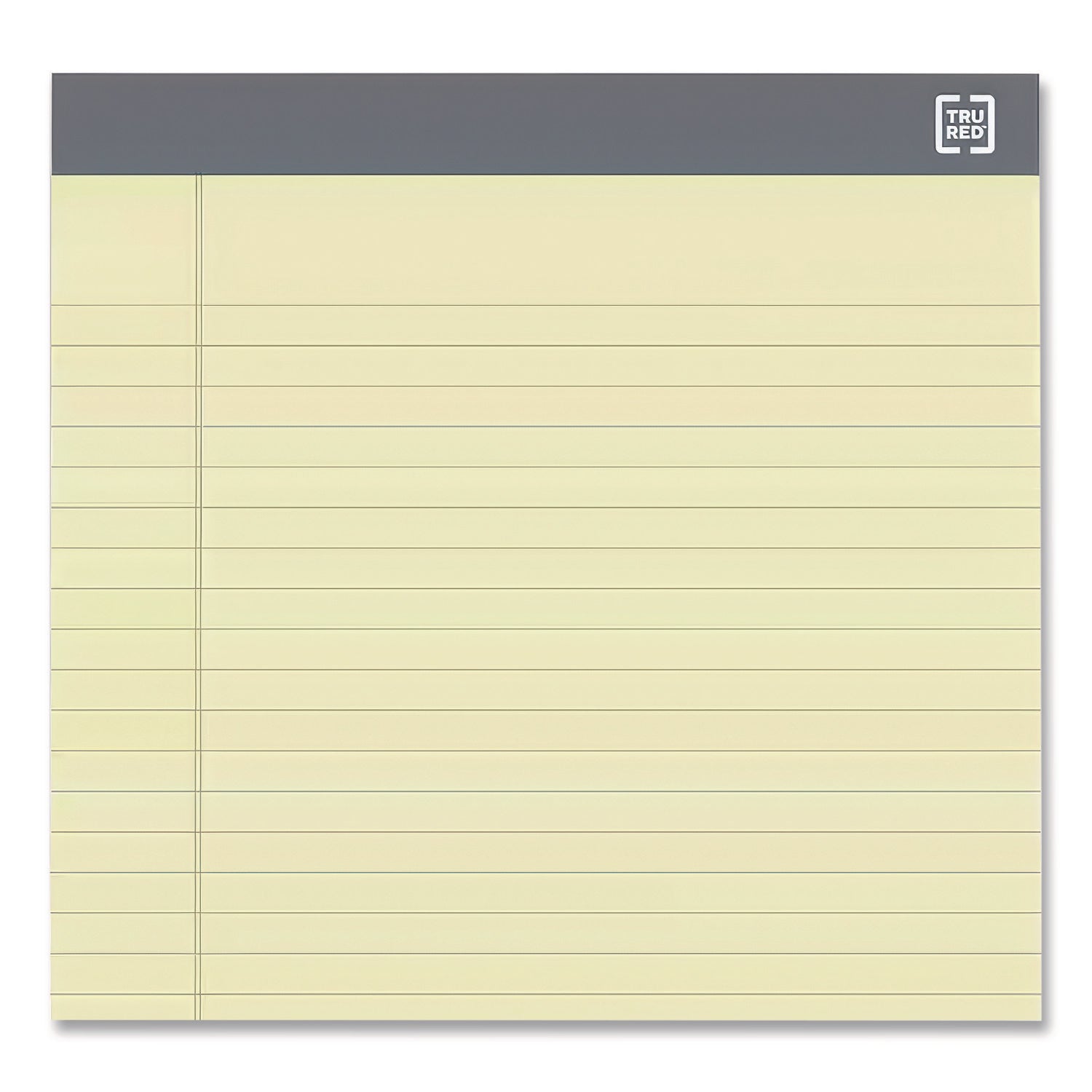 Notepads, Wide/Legal Rule, 50 Canary-Yellow 8.5 x 11.75 Sheets, 12/Pack