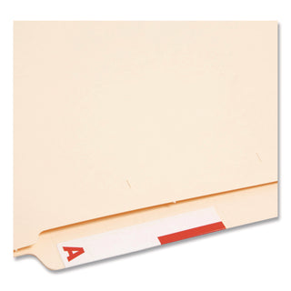AlphaZ Color-Coded First Letter Combo Alpha Labels, A/N, 1.16 x 3.63, Red/White, 5/Sheet, 20 Sheets/Pack