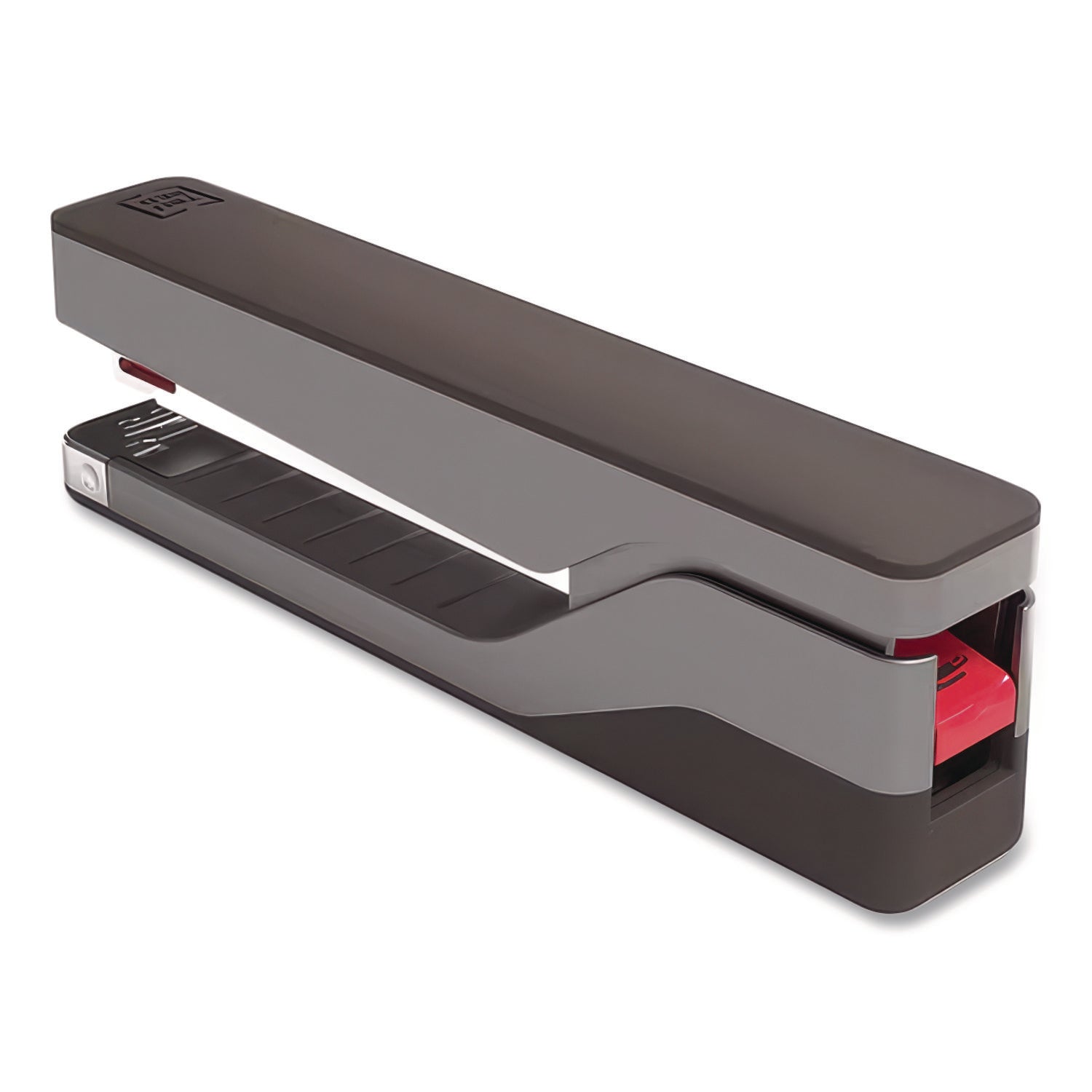 Desktop Aluminum Full Strip Stapler, 25-Sheet Capacity, Gray/Black