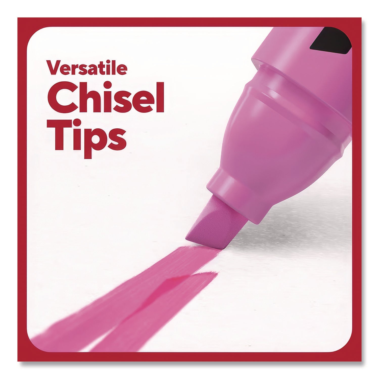Tank Style Twin Tip Highlighters, Assorted Ink Colors, Chisel Tip, Assorted Barrel Colors, 3/Pack