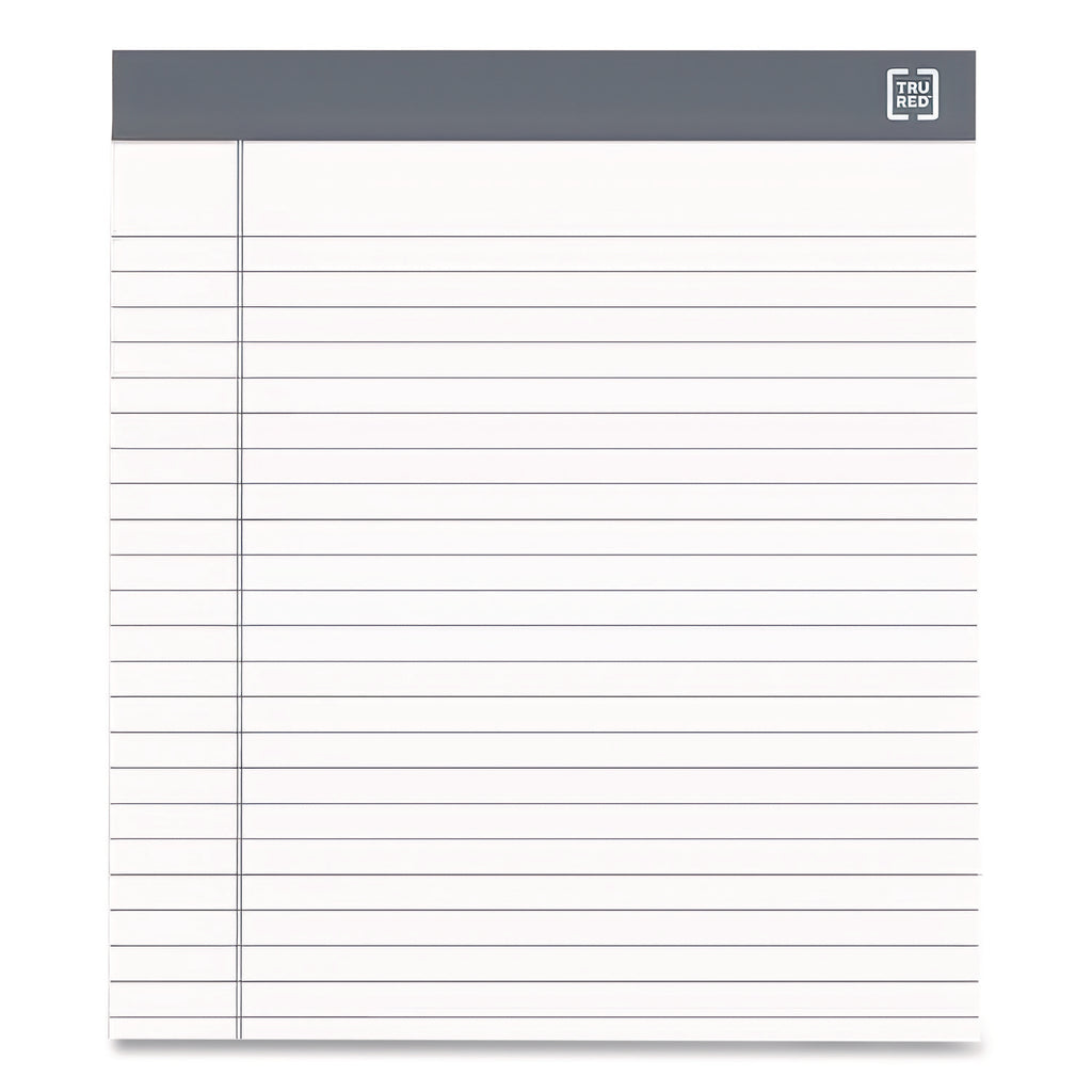 Notepads, Wide/Legal Rule, 50 White 8.5 x 14 Sheets, 12/Pack