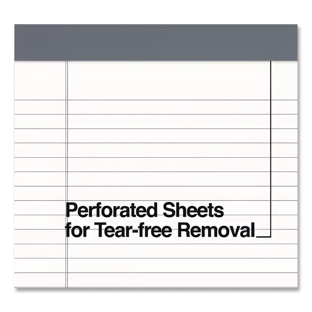 Notepads, Wide/Legal Rule, 50 White 8.5 x 14 Sheets, 12/Pack