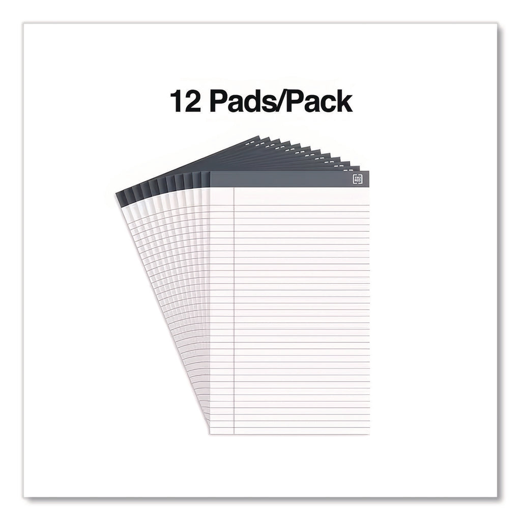 Notepads, Wide/Legal Rule, 50 White 8.5 x 14 Sheets, 12/Pack