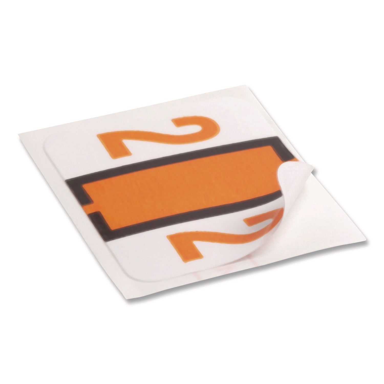 Numerical End Tab File Folder Labels, 2, 1 x 1.25, White, 500/Roll