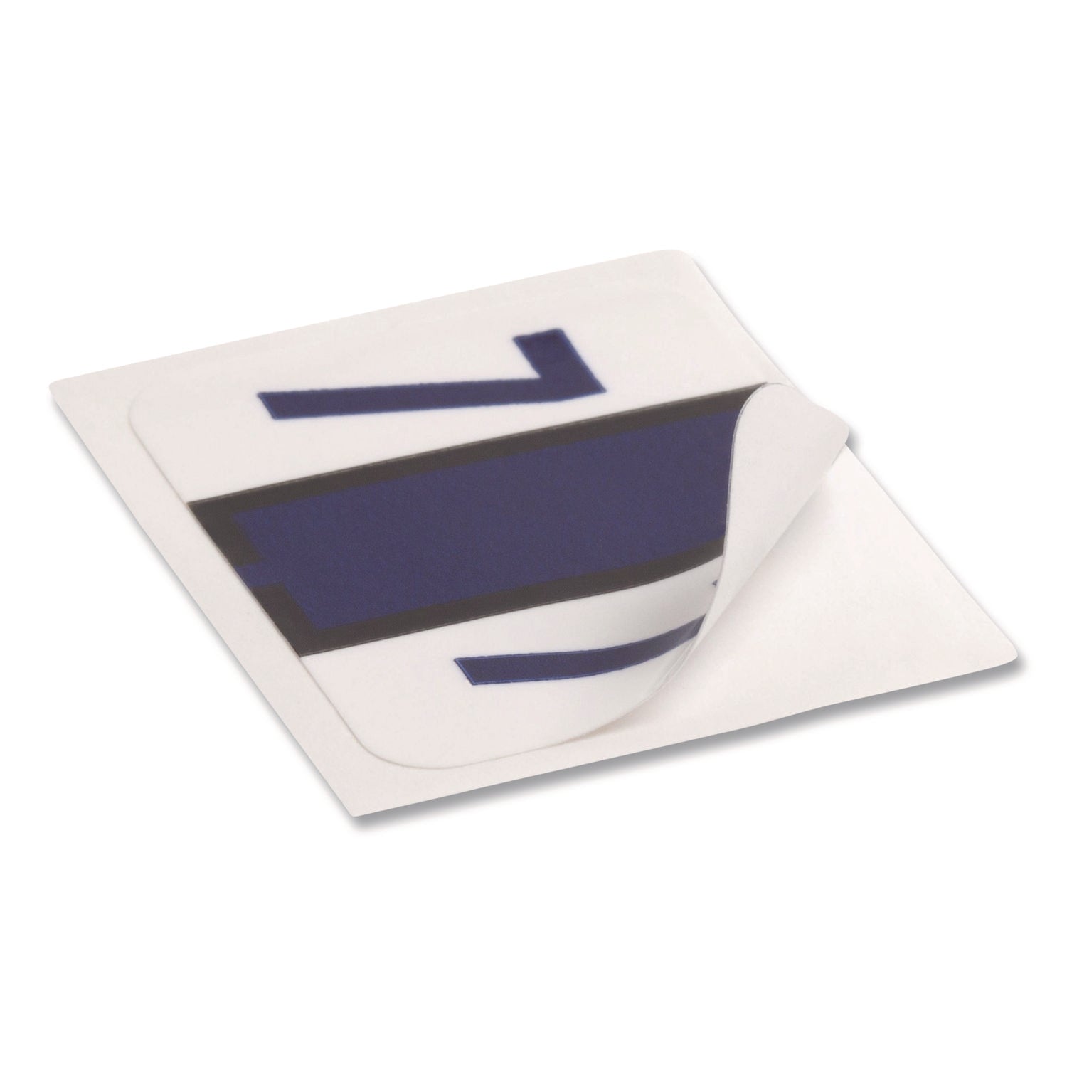 Numerical End Tab File Folder Labels, 7, 1 x 1.25, White, 500/Roll