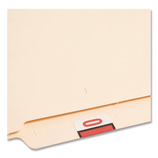 Numerical End Tab File Folder Labels, 0-9, 1 x 1.25, White, 500/Roll, 10 Rolls/Box