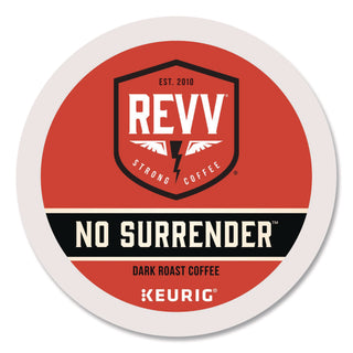 NO SURRENDER K-Cup, Dark Roast, K-Cup, 24/Box
