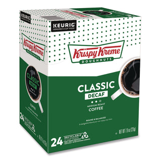 Classic Decaf Coffee K-Cups, Medium Roast, 24/Box