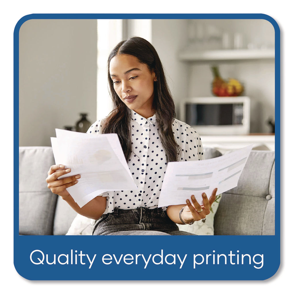 High-Bright Multipurpose Paper, 20 lb Bond Weight, 8.5 x 11, Bright White, 500 Sheets/Ream, 5 Reams/Carton