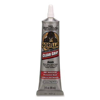 Gorilla Clear Grip Contact Adhesive - 3 fl oz - 1 Each - Clear