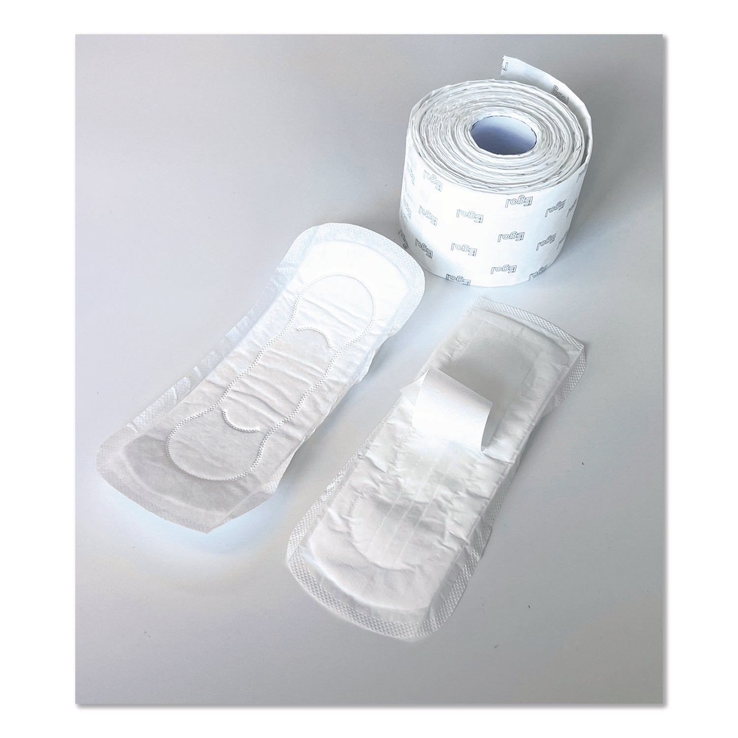 Egal Pads on a Roll Sanitary Napkins Roll - 12 / Carton - Anti-leak