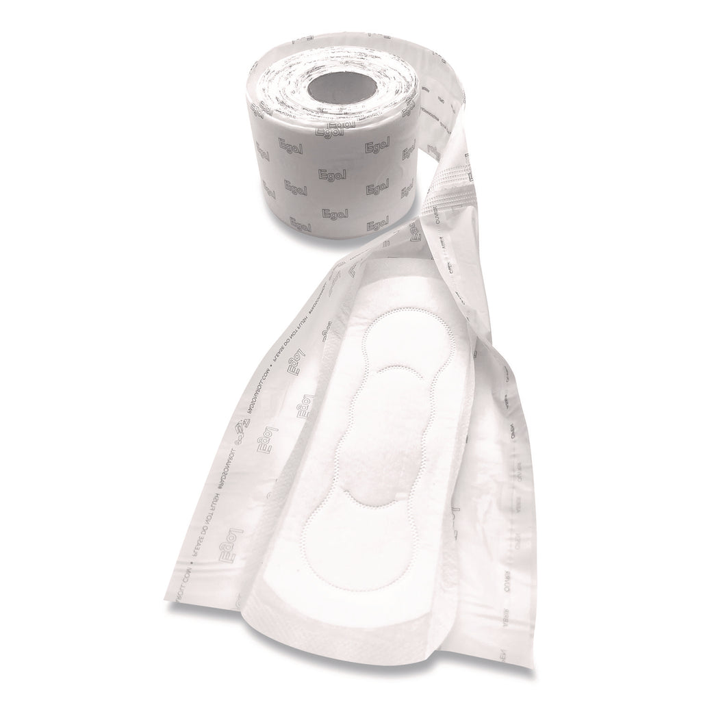 Egal Pads on a Roll Sanitary Napkins Roll - 12 / Carton - Anti-leak