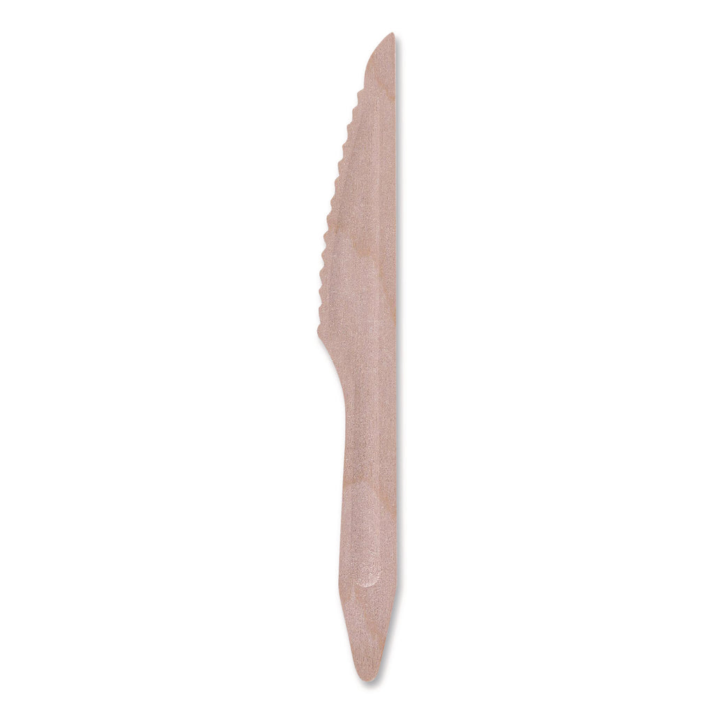 Wood Cutlery, Knife, Natural, 500/Carton