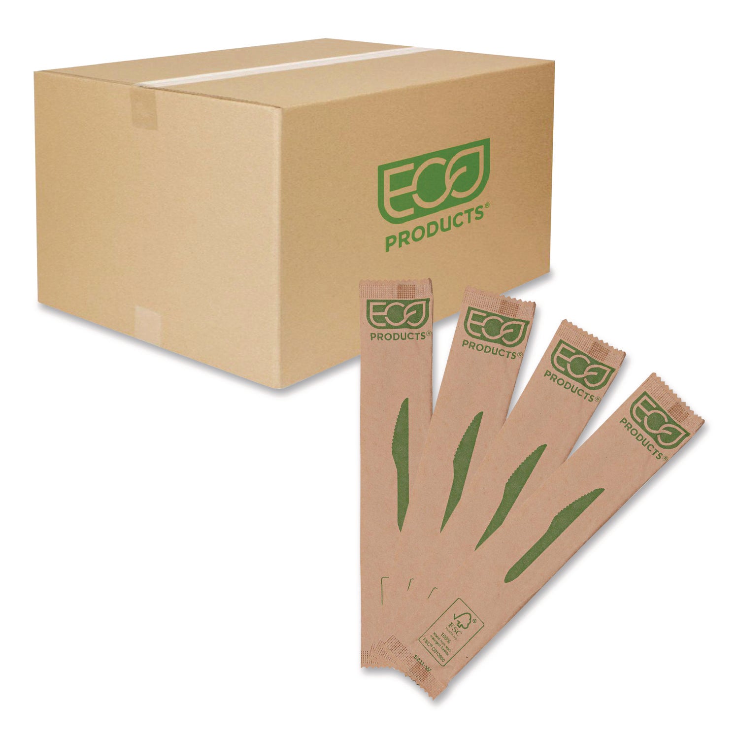 Wood Cutlery, Knife, Natural, 500/Carton