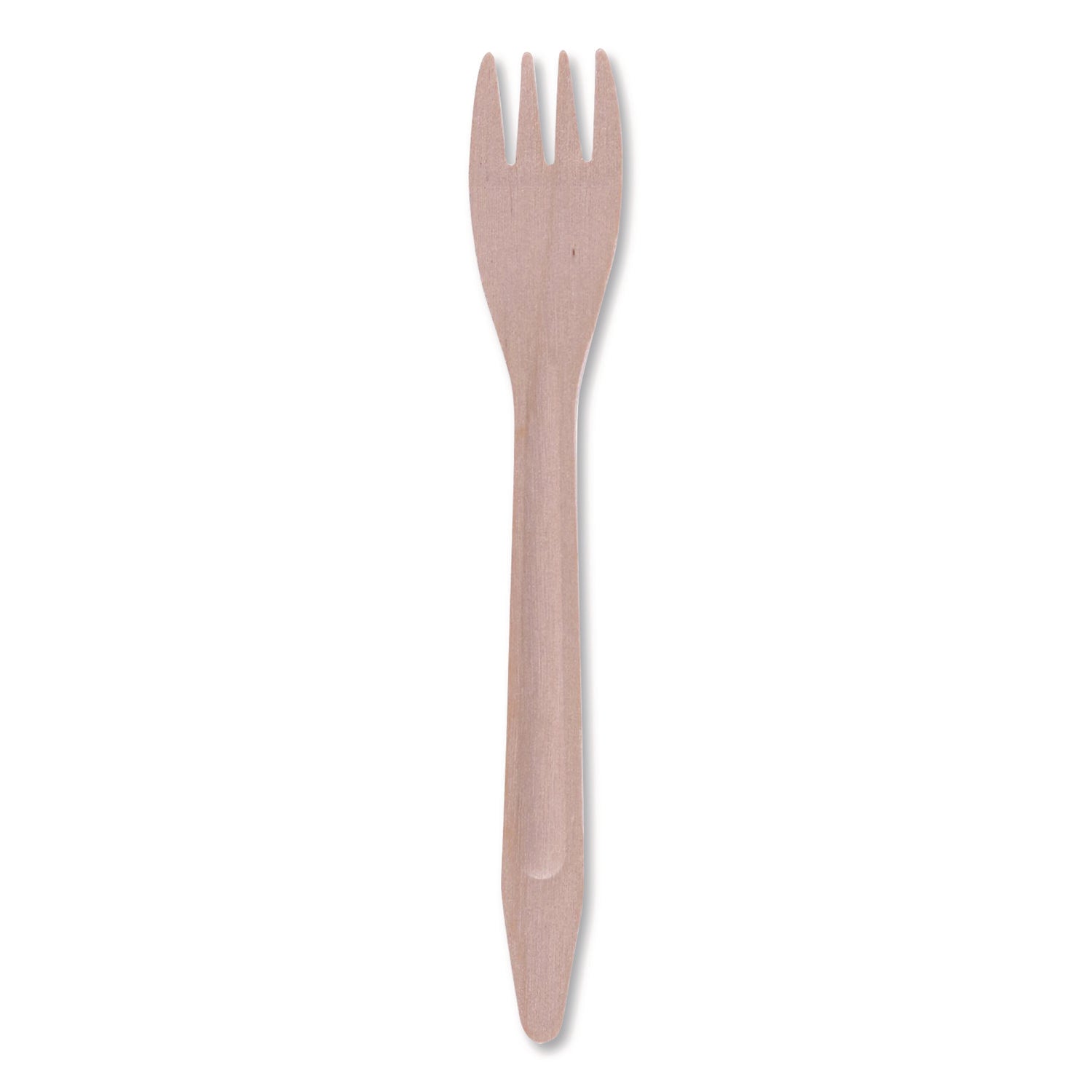 Wood Cutlery, Fork, Natural, 500/Carton