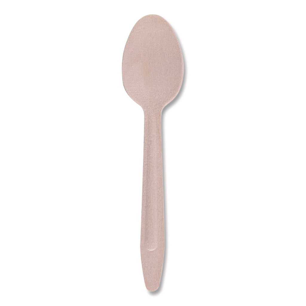 Wood Cutlery, Spoon, Natural, 500/Carton