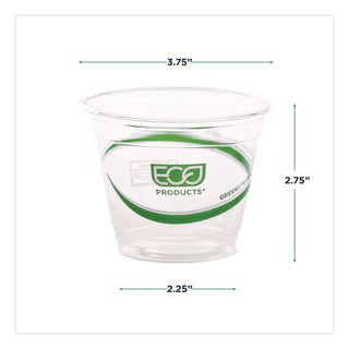 GreenStripe Renewable and Compostable Cold Cups, 9 oz, Clear, 50/Pack, 20 Packs/Carton