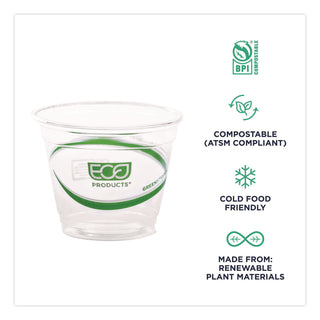 GreenStripe Renewable and Compostable Cold Cups, 9 oz, Clear, 50/Pack, 20 Packs/Carton