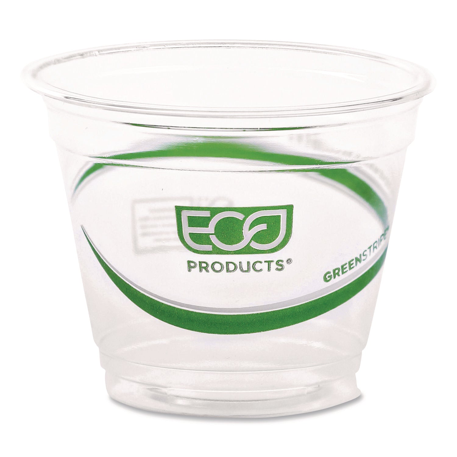 GreenStripe Renewable and Compostable Cold Cups, 9 oz, Clear, 50/Pack, 20 Packs/Carton