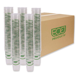 GreenStripe Renewable and Compostable Cold Cups, 20 oz, Clear, 50/Pack, 20 Packs/Carton