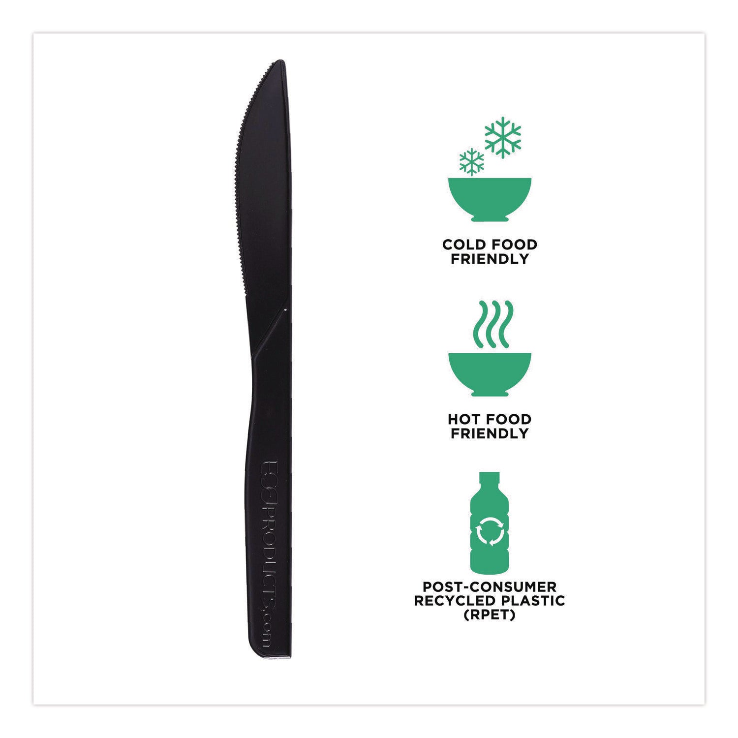 100% Recycled Content Knife - 6", 50/Pack, 20 Pack/Carton