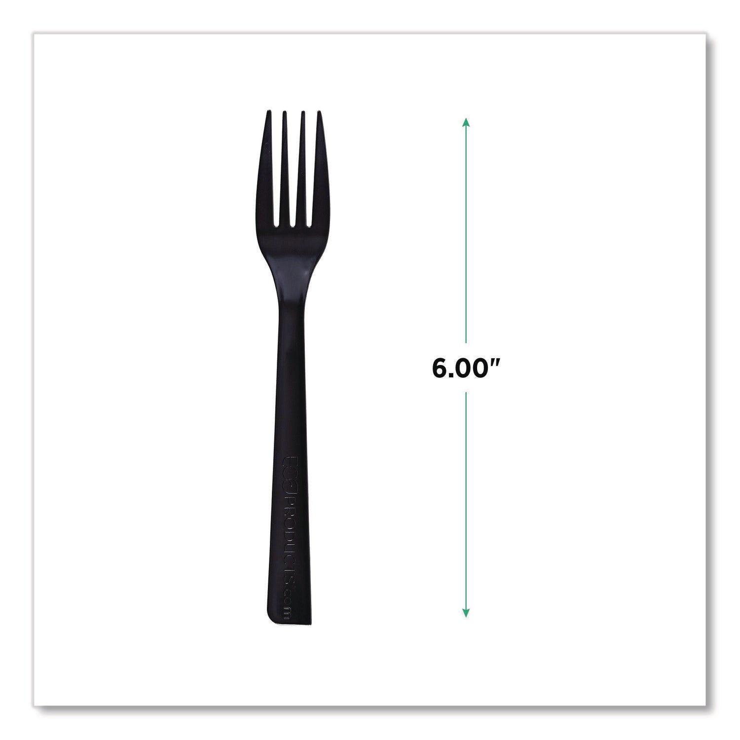 100% Recycled Content Fork - 6", 50/Pack, 20 Pack/Carton