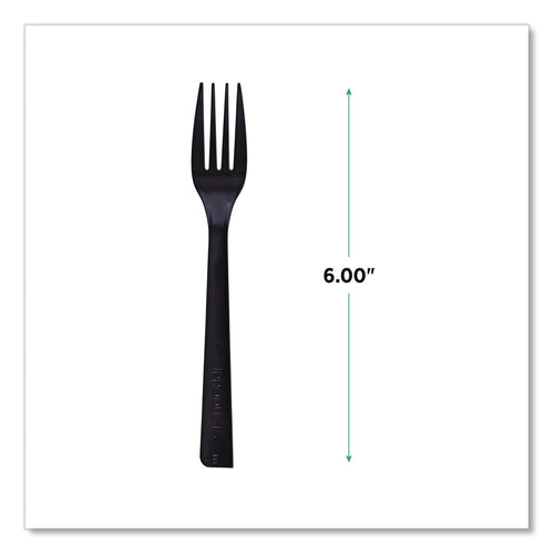 100% Recycled Content Fork - 6", 50/Pack, 20 Pack/Carton