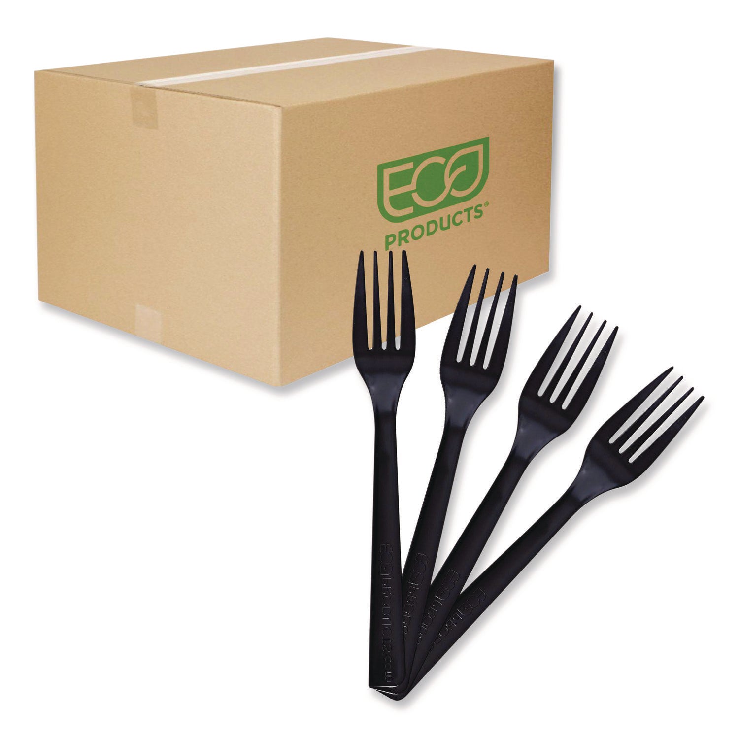 100% Recycled Content Fork - 6", 50/Pack, 20 Pack/Carton