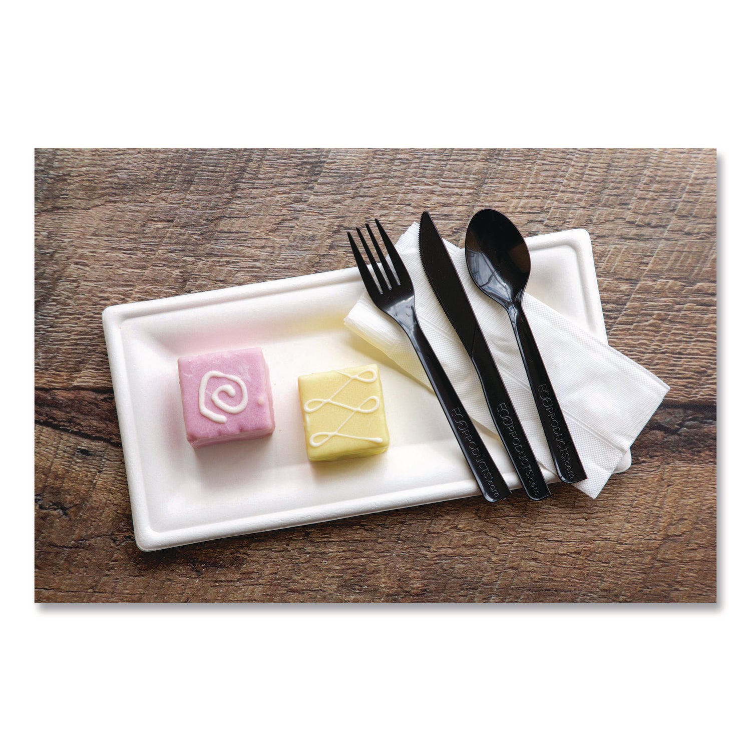 100% Recycled Content Spoon - 6" , 50/Pack, 20 Pack/Carton