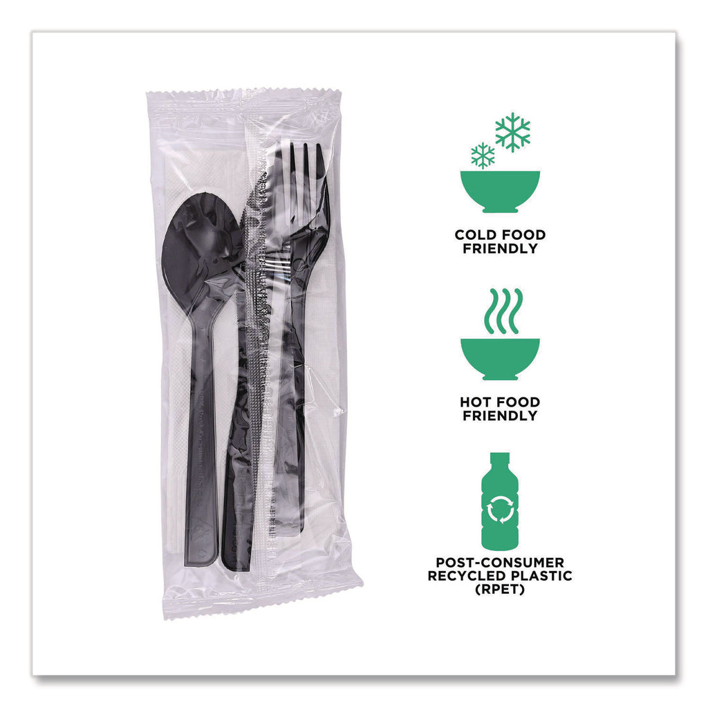 100% Recycled Content Cutlery Kit - 6", 250/Carton
