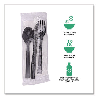 100% Recycled Content Cutlery Kit - 6", 250/Carton