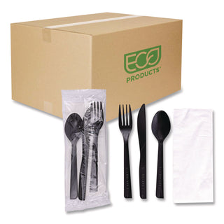 100% Recycled Content Cutlery Kit - 6", 250/Carton