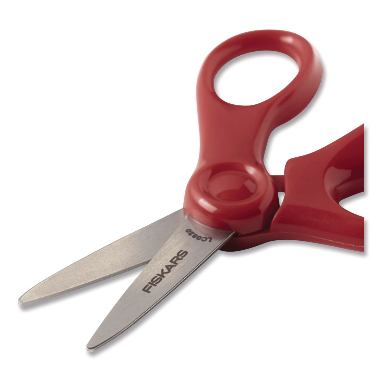Fiskars 5" Blunt-tip Kids Scissors - Safety Edge Blade - Blunted Tip - Green, Turquoise, Blue, Red - 12 / Pack